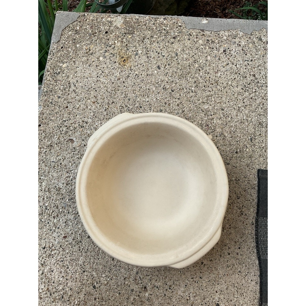 PAMPERED CHEF Stoneware 12.5" Baking Bowl/Dish Family Heritage Collection K USA